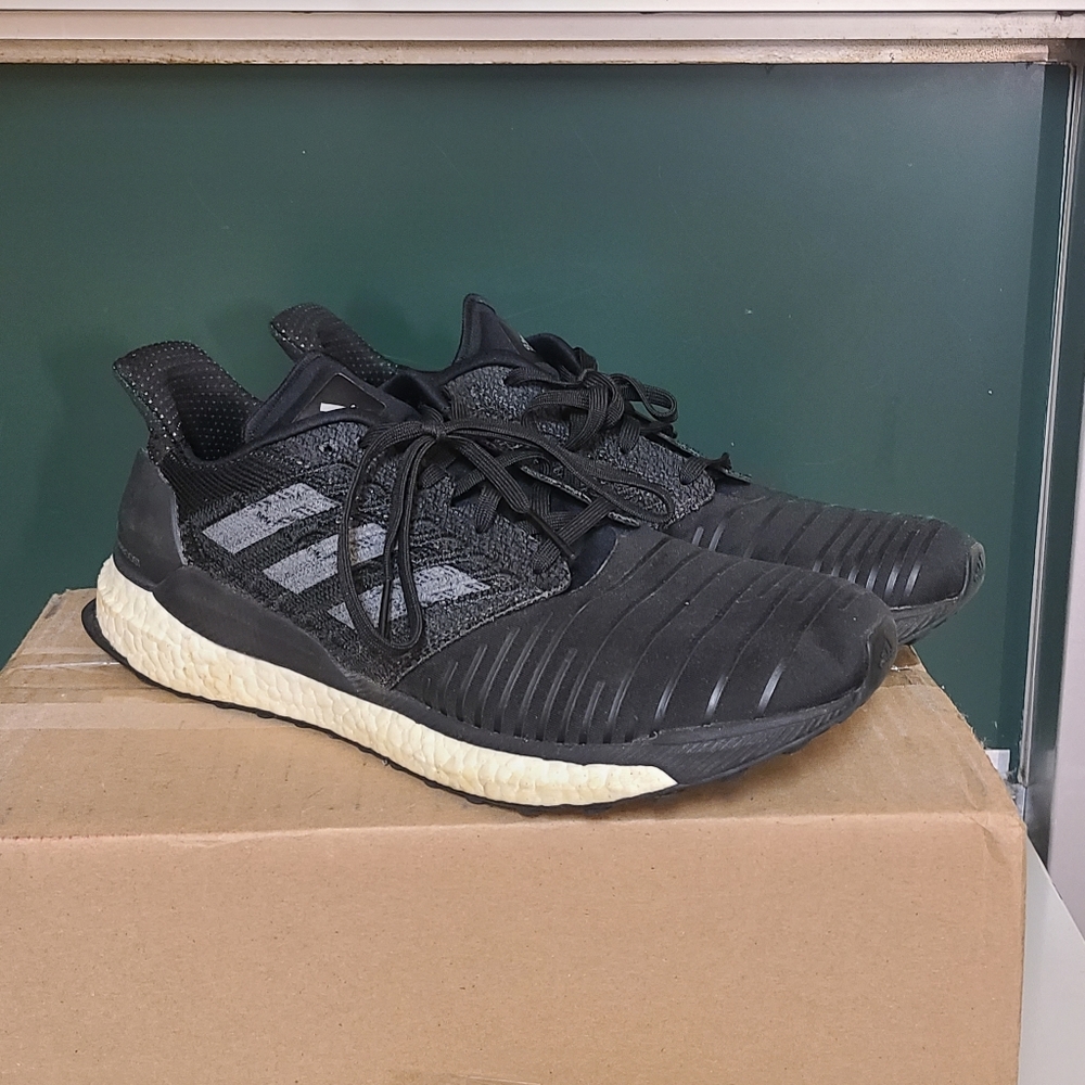 Adidas Solar Boost (not Ultraboost) running shoes in Core Black US 11.5